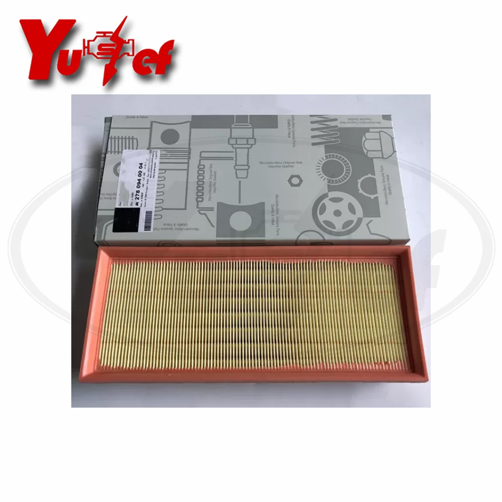 Yellow A2780940004 Auto Air Filter Mercedes-Benz 2780940004 CLS63AMG S63AMG G55AMG