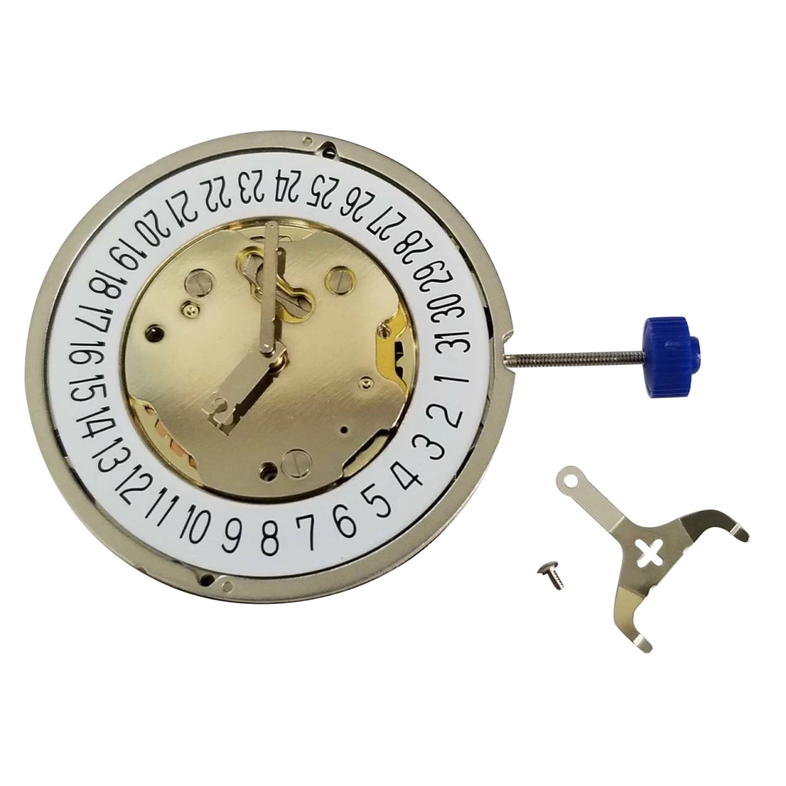 28.6mm For RONDA 5021.D 5-Hands Quartz Movement with Battery Single Calendar Date at 6:00 Watch Repair Accessories