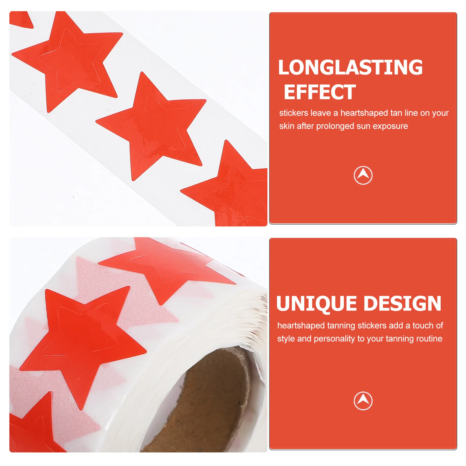 500 قطعة من ملصقات حمامات الشمس لملصقات دباغة المكياج، ملصقات جلدية لاصقة مثقوبة، ملحقات دباغة خارجية #4