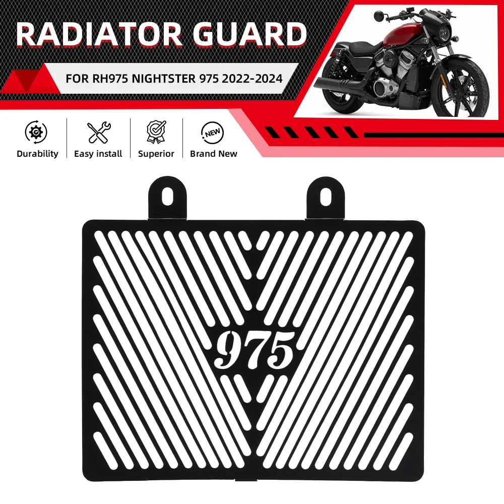 

Motorcycle Accessories Radiator Cover Water Tank Cooler Grille Guard Fairing Protector For RH975 Nightster 975 2022-2023-2024