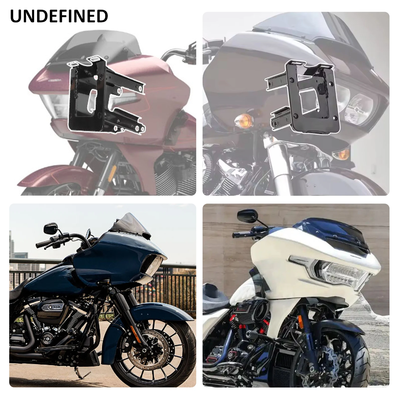 Motorcycle Front Inner Fairing Support Mount Fits for Harley Touring Road Glide FLTR 2015-2024