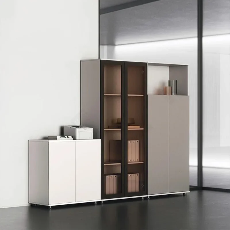 Rangement Large Filing Cabinet Modern Designer Vertical Shelves Office Cupboards Side Space Armoires De Salon Modular Furniture