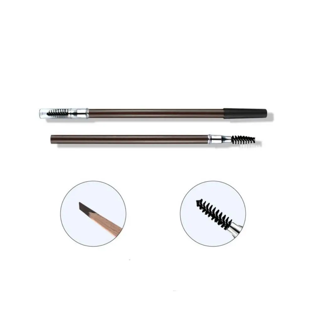 Double Heads Double Heads Eyebrow Pencil with Eyebrow Brush Waterproof Eyebrow Enhancer Easy To Wear Natural