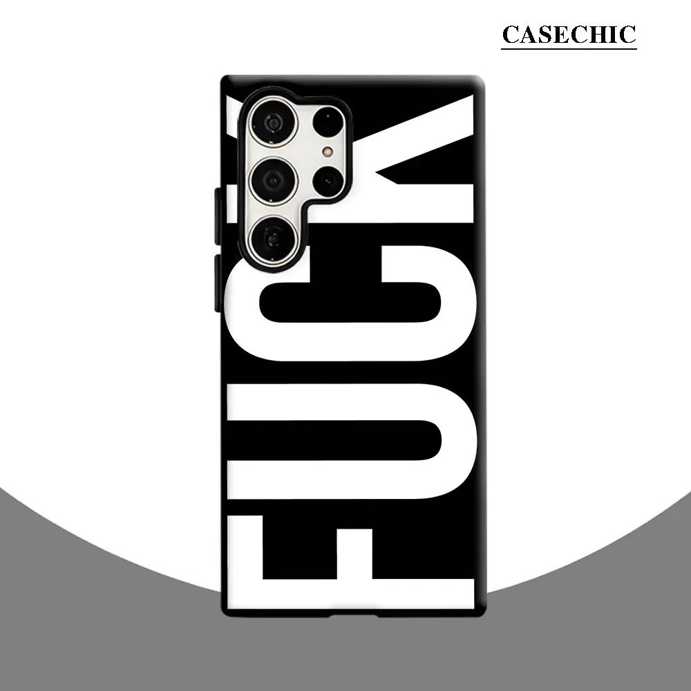 Chinese Character Xing Le Phone Case for Samsung Galaxy S26 S25 Ultra S24 S23Ultra Plus Shockproof Double layer tough Back Cover