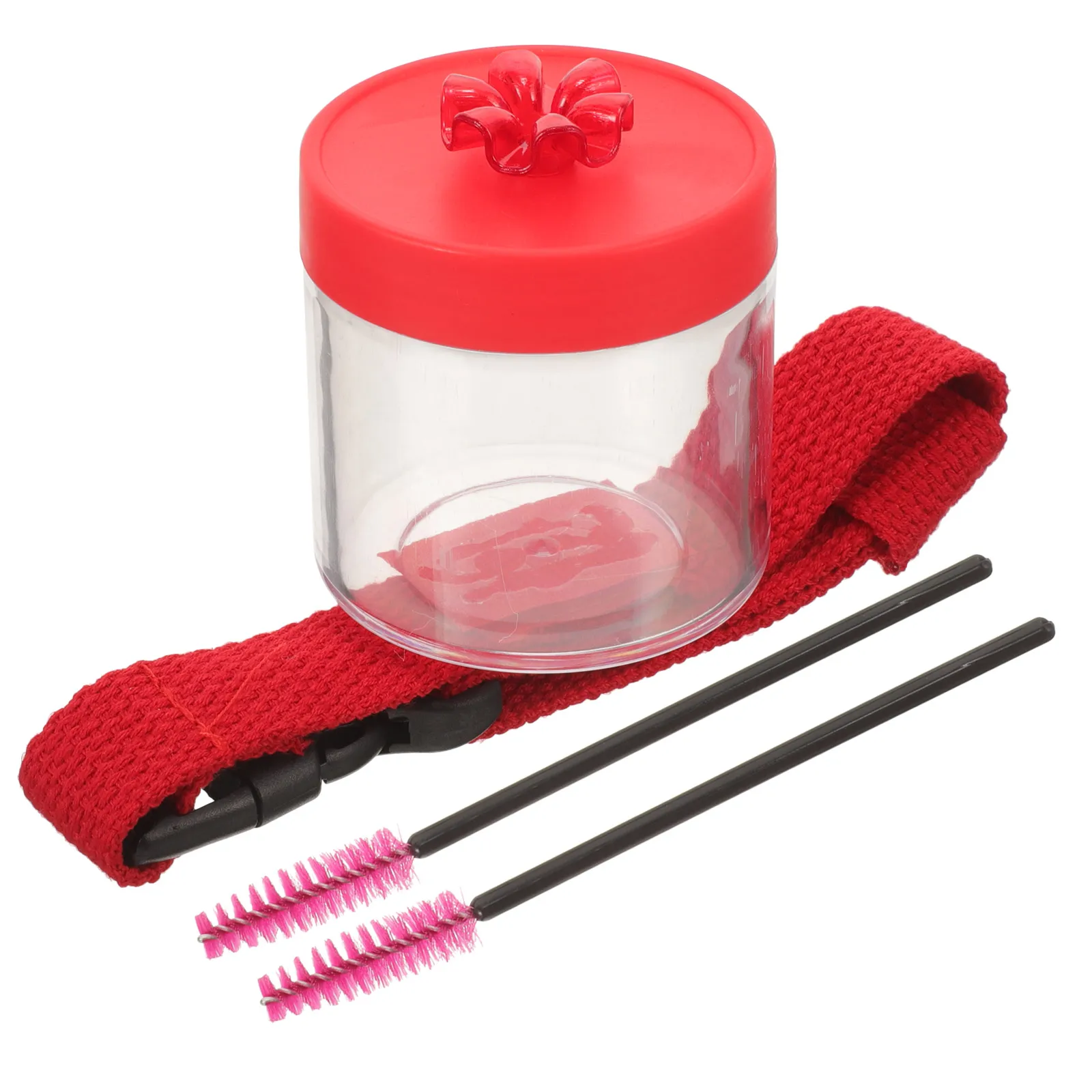 

1 set Hummingbird Feeder Wristband Portable Hand Strap Bird Feeding Tool Lightweight Bright Color Removable Easy Clean Attracts