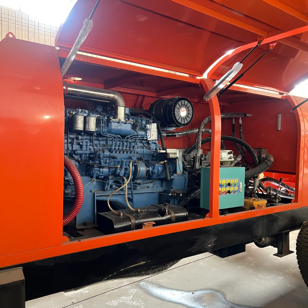 Portable Fine Stone Mortar Concrete Transfer Pump - Secondary Structure Column Pouring & Feeding Ground Pump