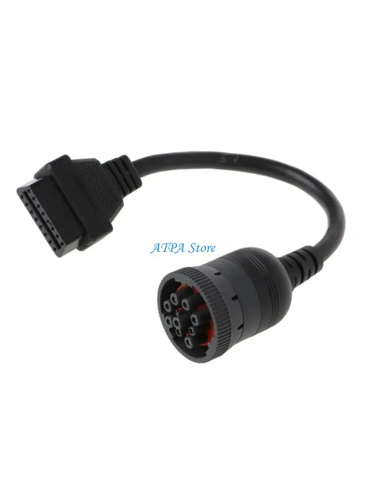 

U13C Auto Car J1939 Deutsch 9 PIN -код для obd2 obd 16 -контактный кабель для разъема.