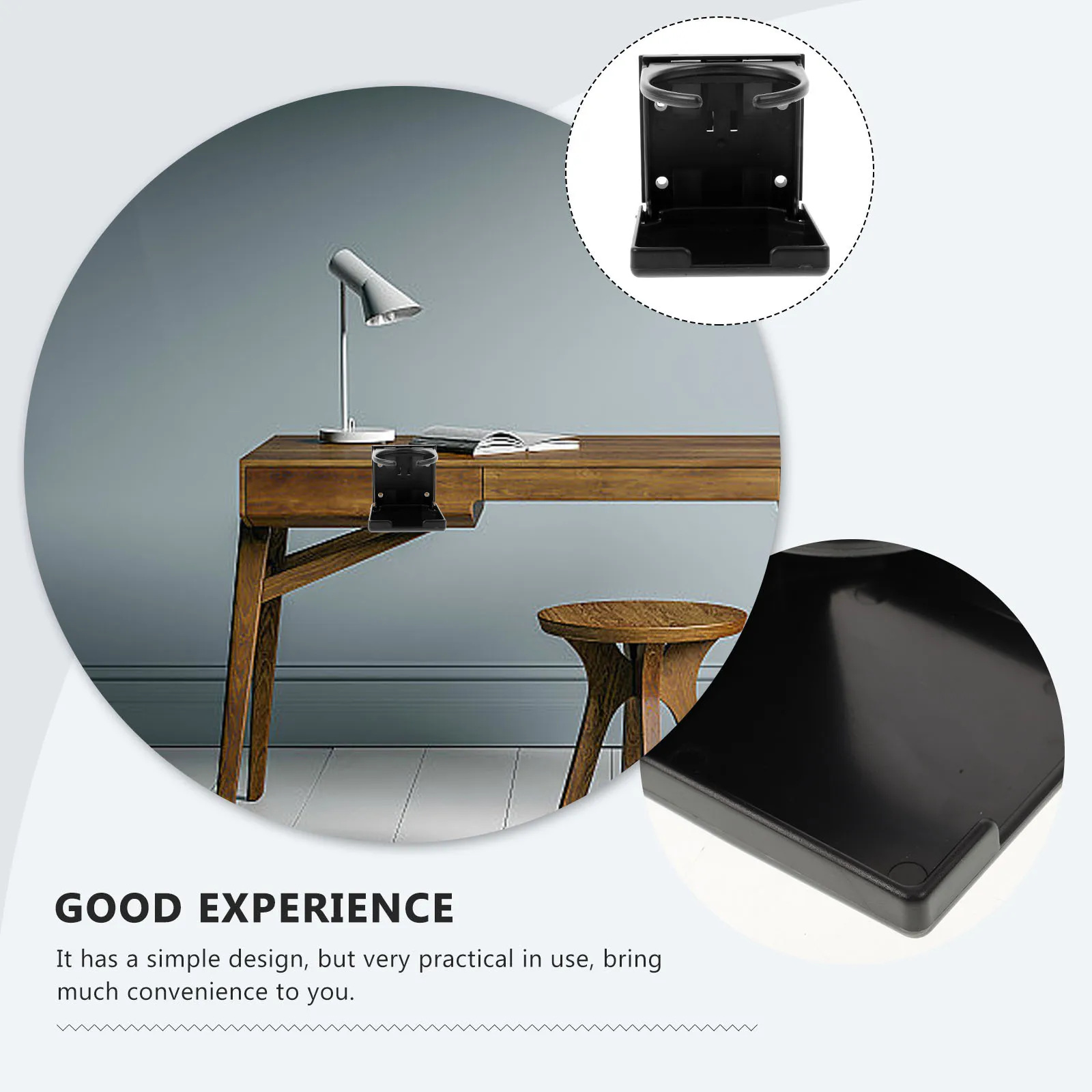 

Настольный держатель для бутылок, кружек и кофейных стаканов для настольного футбола, крепление на край стола, прочный, износостойкий АБС-пластик