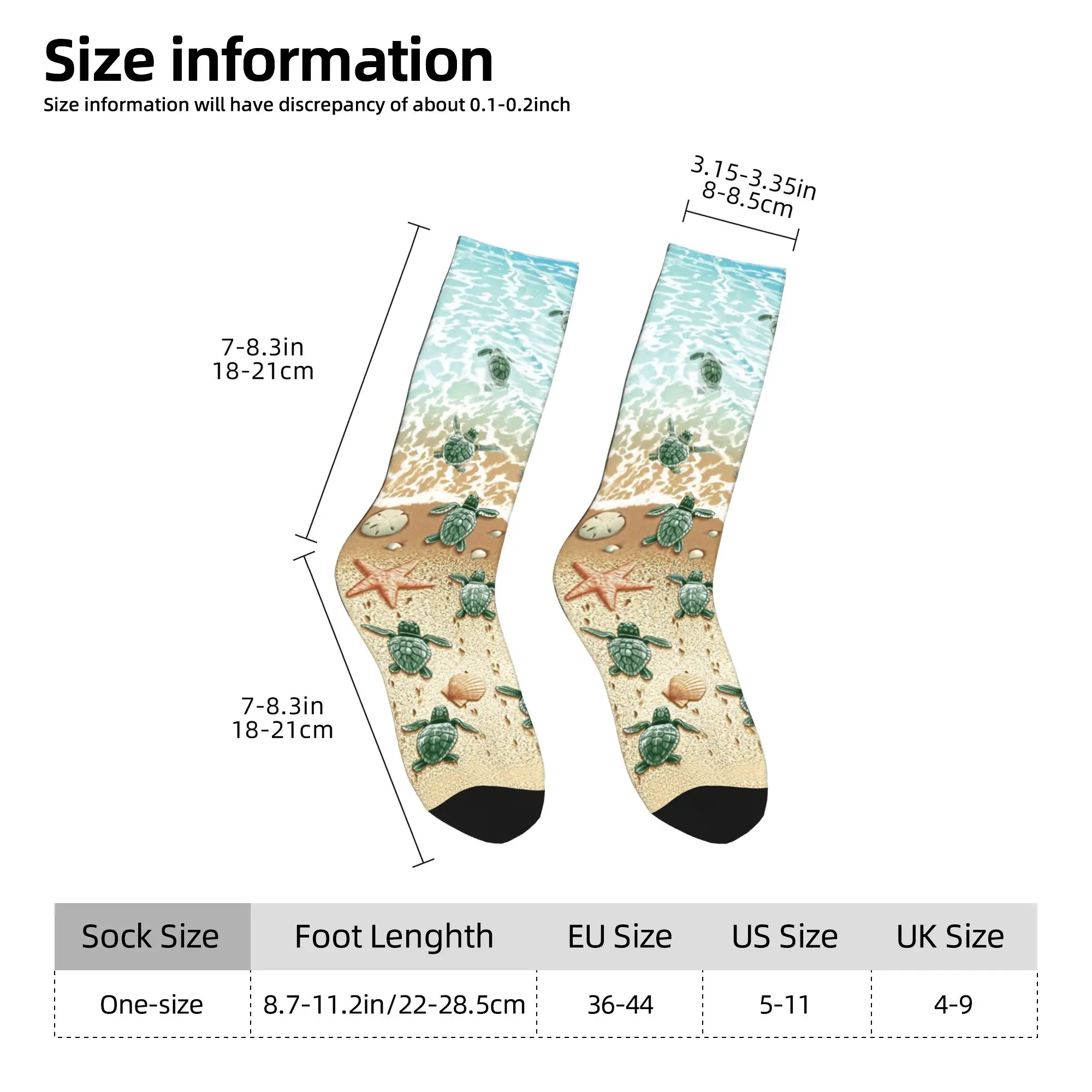 جوارب مضحكة لسباق السلامة على شكل سلحفاة بحرية، جوارب مطبوعة ثلاثية الأبعاد للرجال والنساء