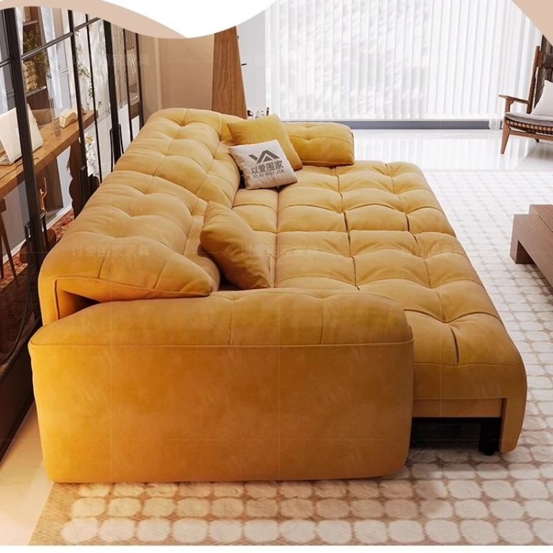 Sofá cama plegable moderno, Chaise Designer Divani, muebles para el hogar, sofás de lujo para sala de estar, grande, eléctrico nórdico europeo