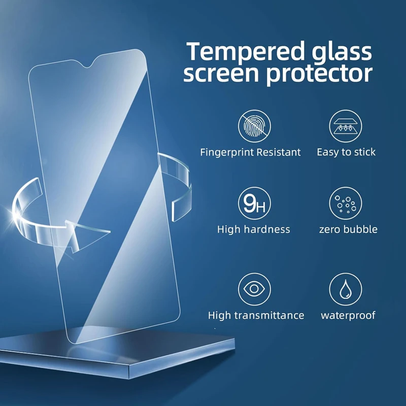 Tempered Glass For Samsung Galaxy A10 A20 A20E A30 A40 A50 A70 A51 A71 Screen Protector Film HD Crystal 9H Protective Glass