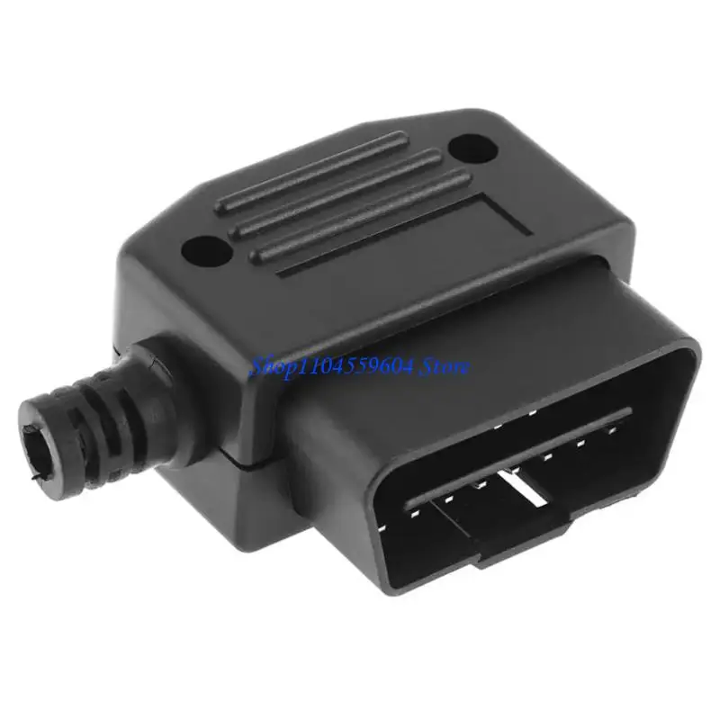 

12QM OBD2 Diagnostic Port Plug Quick Connection Design ABS 16 Pin OBD2 Connector Plug