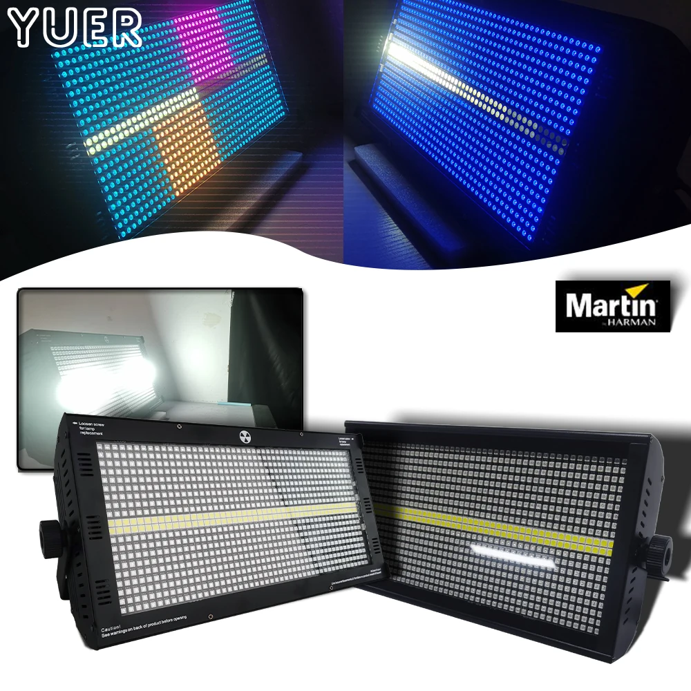 Martin Atomic Bar Stage Lighting LED 8 +8 Segment Strobe Light Horse Racing Wash Flash Marquee Light  Background Dyeing Lights