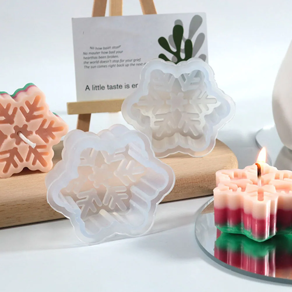 

2Pcs Flexible Silicone Christmas Tree Mold DIY Making Mold for Handmade Wax Soap Craft Silicone Molds for Candles