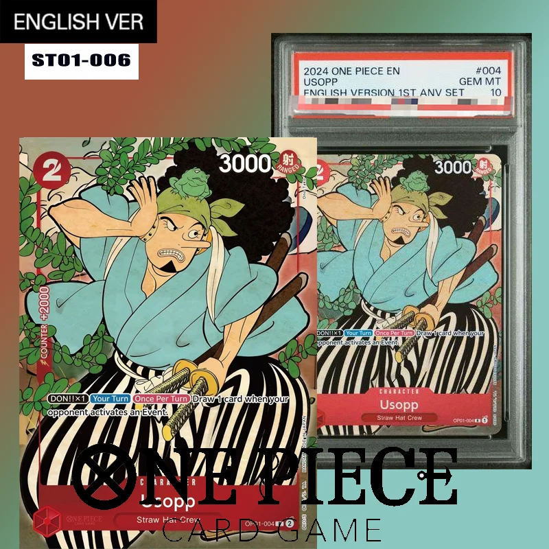 

Diy Rating One Piece Card English Version 1St Anv Set Op01-004 Usop Sanji Nami Roronoa Zoro Nico Robin Monkey D. Luffy