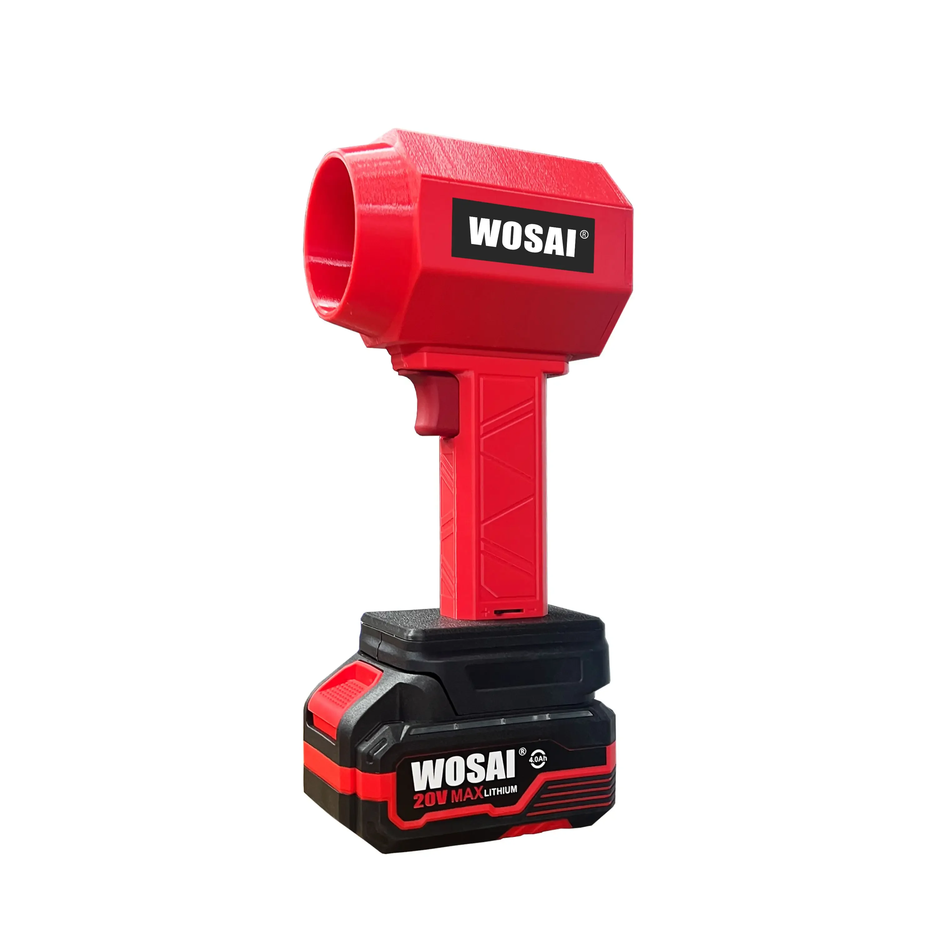 WOSAI OEM ODM  Battery Electric Rechargeable Lightweight Cordless Handheld Leaf Blower for Patio Cleaning Lawn Care