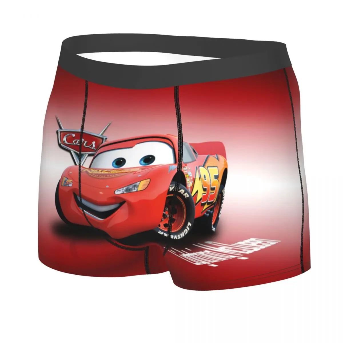 Custom Lighting McQueen Boxers Shorts Men's Cartoon Briefs Underwear Novelty Underpants