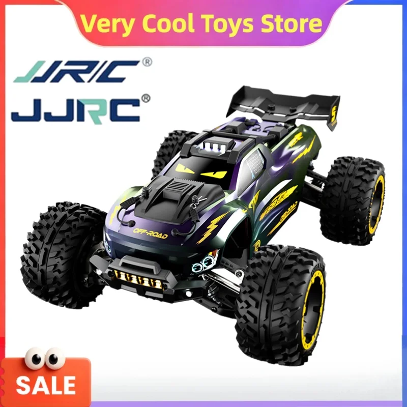 JJRC Full Scale 4WD Brushed Off Road Truck Shock Absorbing Big Foot Climbing RC Car Remote Control Boys Hobby Toys Gifts