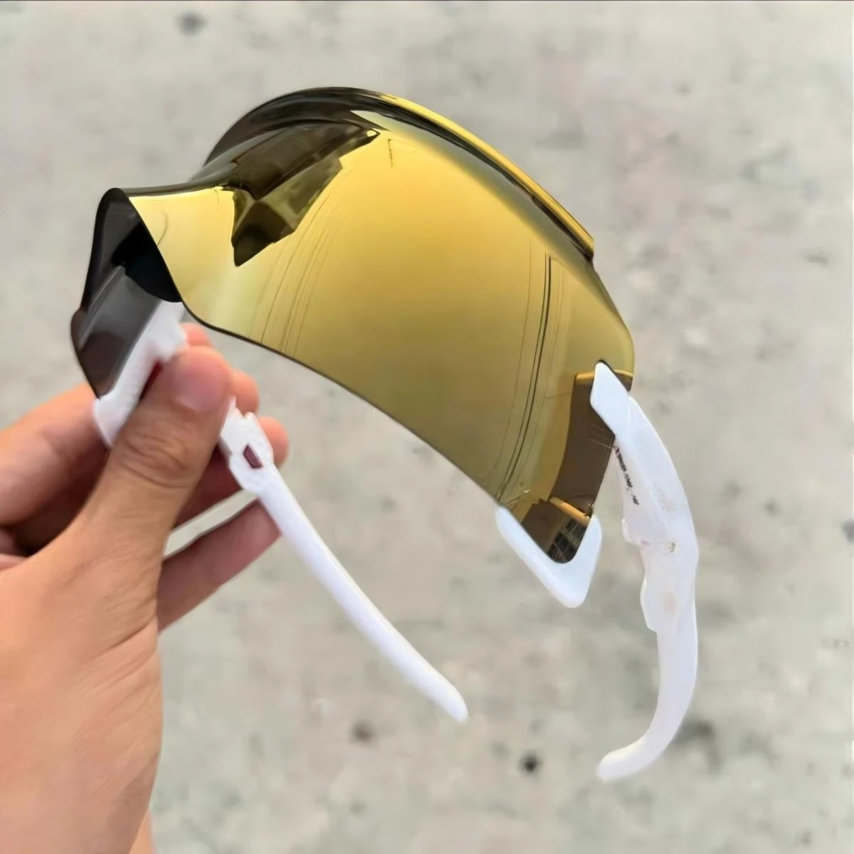 

Luxury Brand Outdoor Cycling Glasses, Road Cycling Goggles, Polarized Sunglasses, Men's Large Frame Windproof Sunglasses