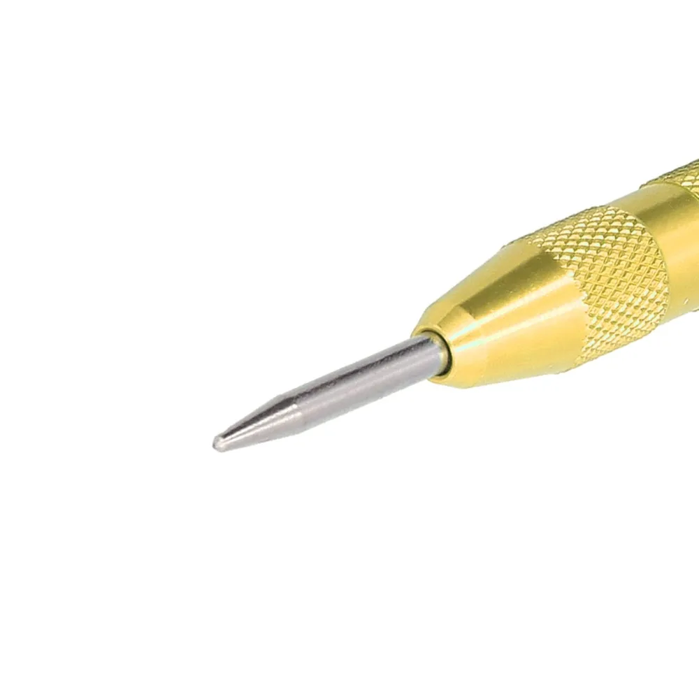 Removable Adjustable Force Automatic Center Punch Removable Tip HSS Tip Center Hole Punch Heavy Duty Center Punch Tool For Wood