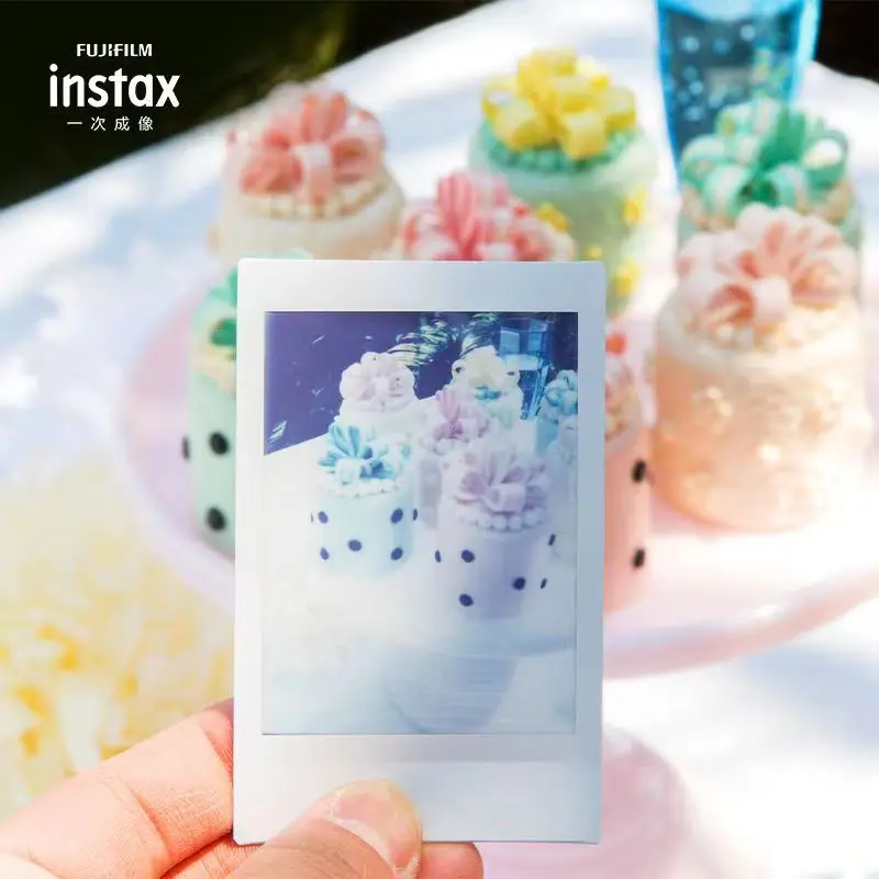 10 Sheets Fuji Fujifilm instax mini 11 9 films white Edge 3 Inch color film for Instant Camera mini 8 9 11 7s 25 Photo Paper