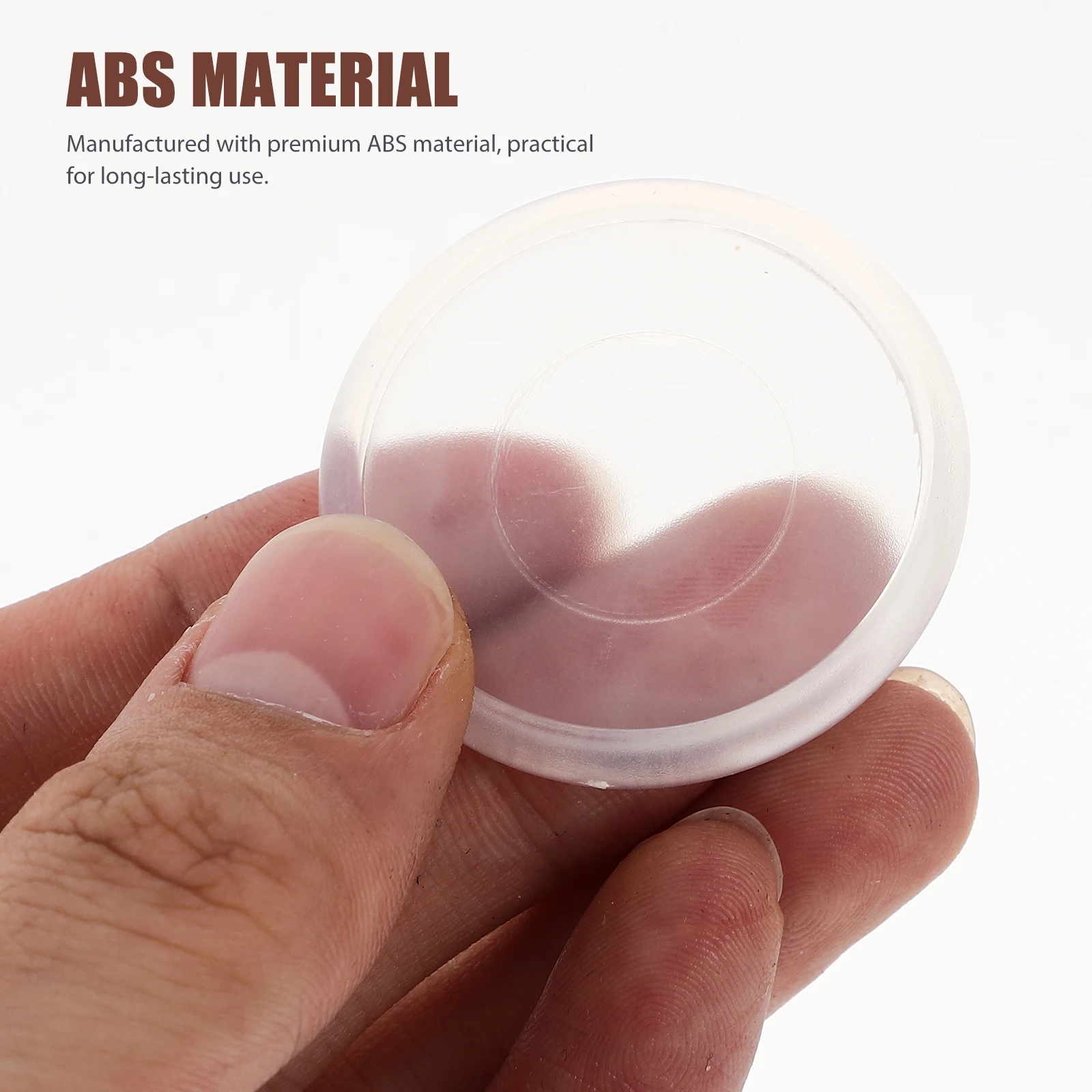 

44pcs Notepad Binding Buckles Premium Abs Hole Punch Office Pads Planner Accessories Round Binder Rings Plastic