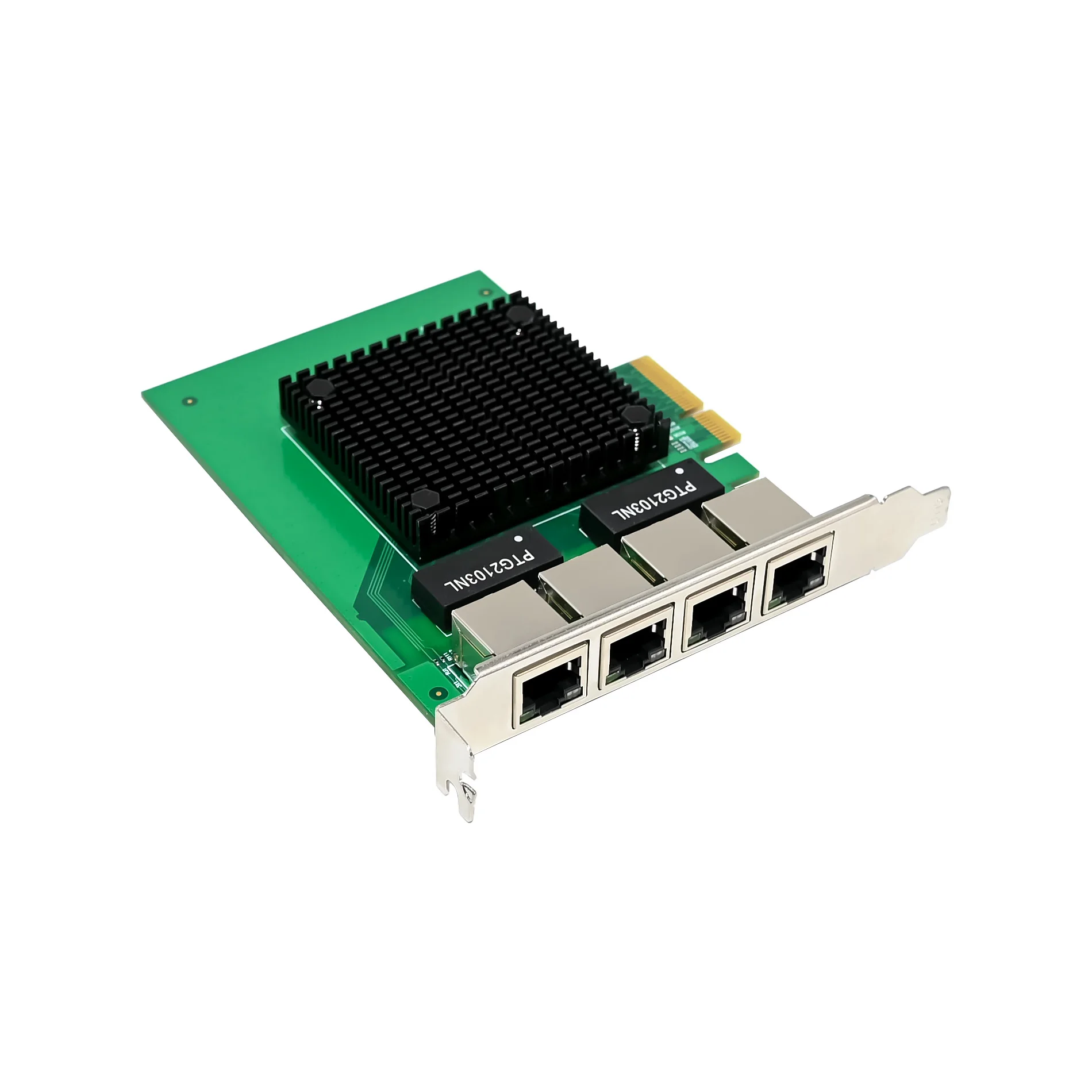 SUNWEIT ST7418 PCIe X4 I350-T4 Gigabit Copper Server NIC with Wired Connection External 1 Year Warranty CE Certified in Stock