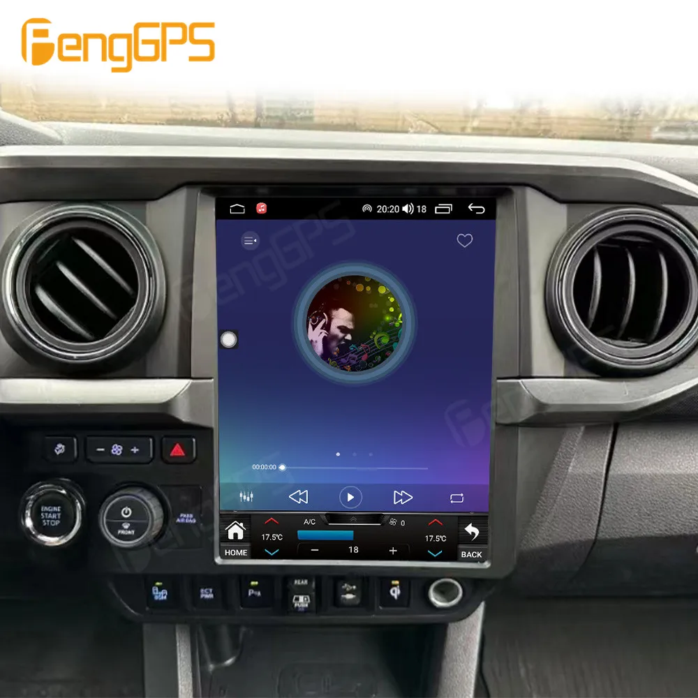 For Toyota Tacoma 2015 - 2023 Android Car Radio 2Din Stereo Receiver Autoradio Multimedia Player GPS Navi Head Unit Screen