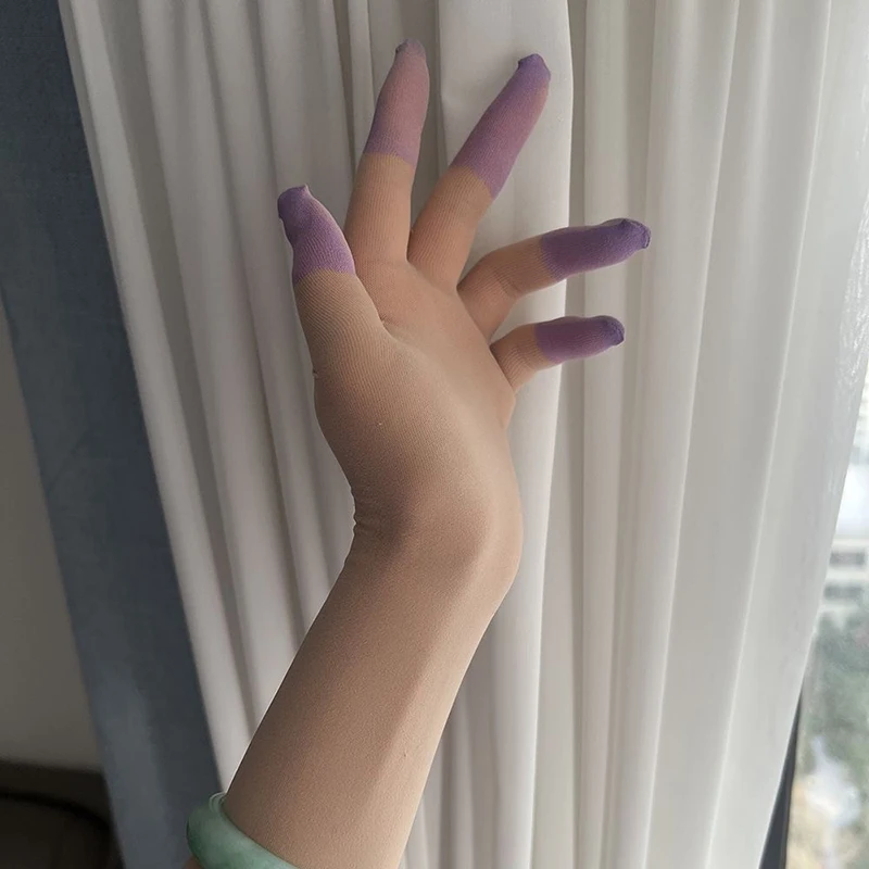 Alien palco cosplay luka r7 anime traje mesmo estilo restaurar luvas roxas homem mulher adereços festa de natal de halloween