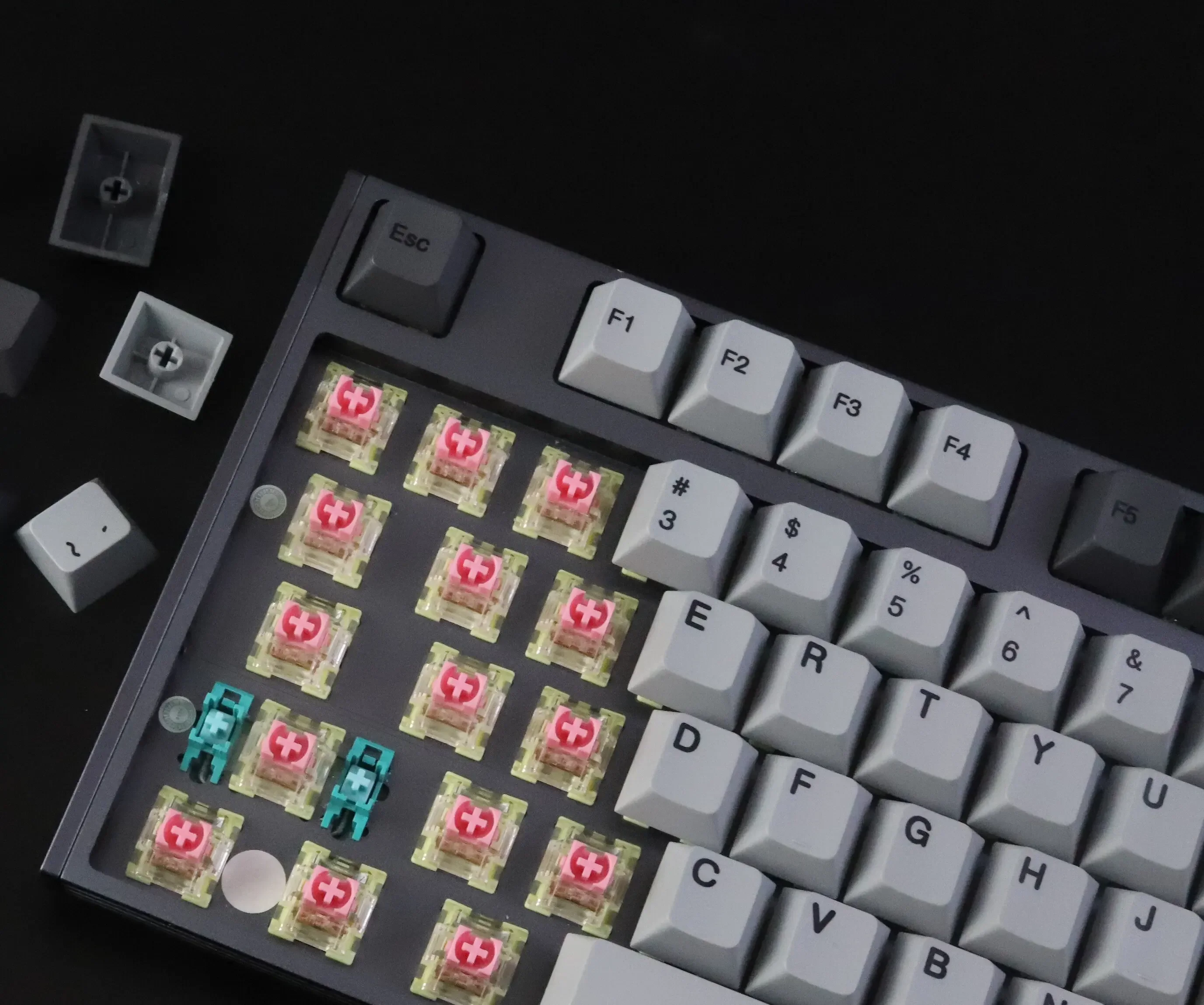 

Cherry PBT material single-sided thermal sublimation process keycaps design color matching sunlight theme
