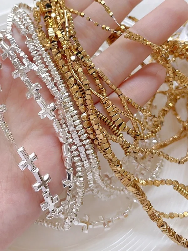 pulseira-artesanal-de-pedra-preta-com-contas-de-prata-banhadas-a-ouro-e-pedras-de-separacao-acessorios-de-joias-diy-da-moda