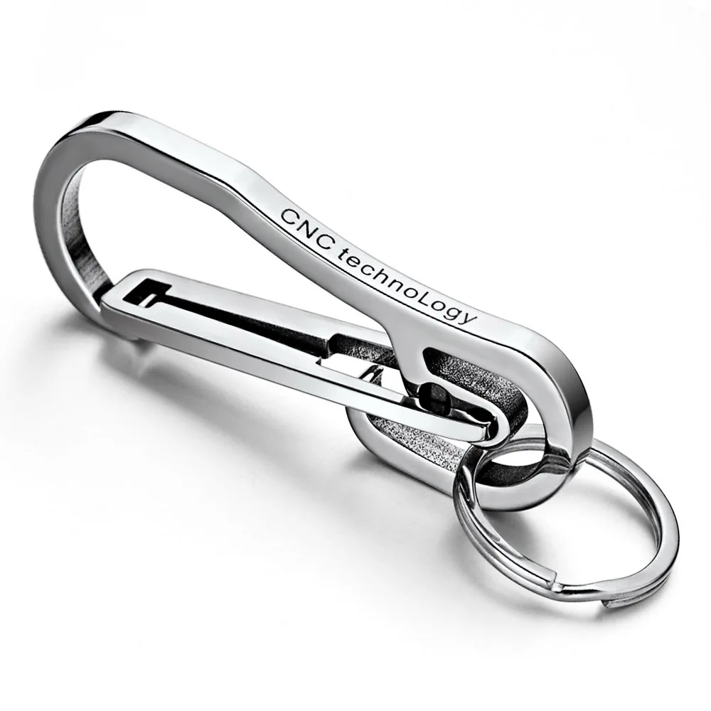 Personalized Stainless Steel Keychain Custom Lettering Name Number Keyring Car Buckle  Key Chain Ring Holder For Men\'s K415