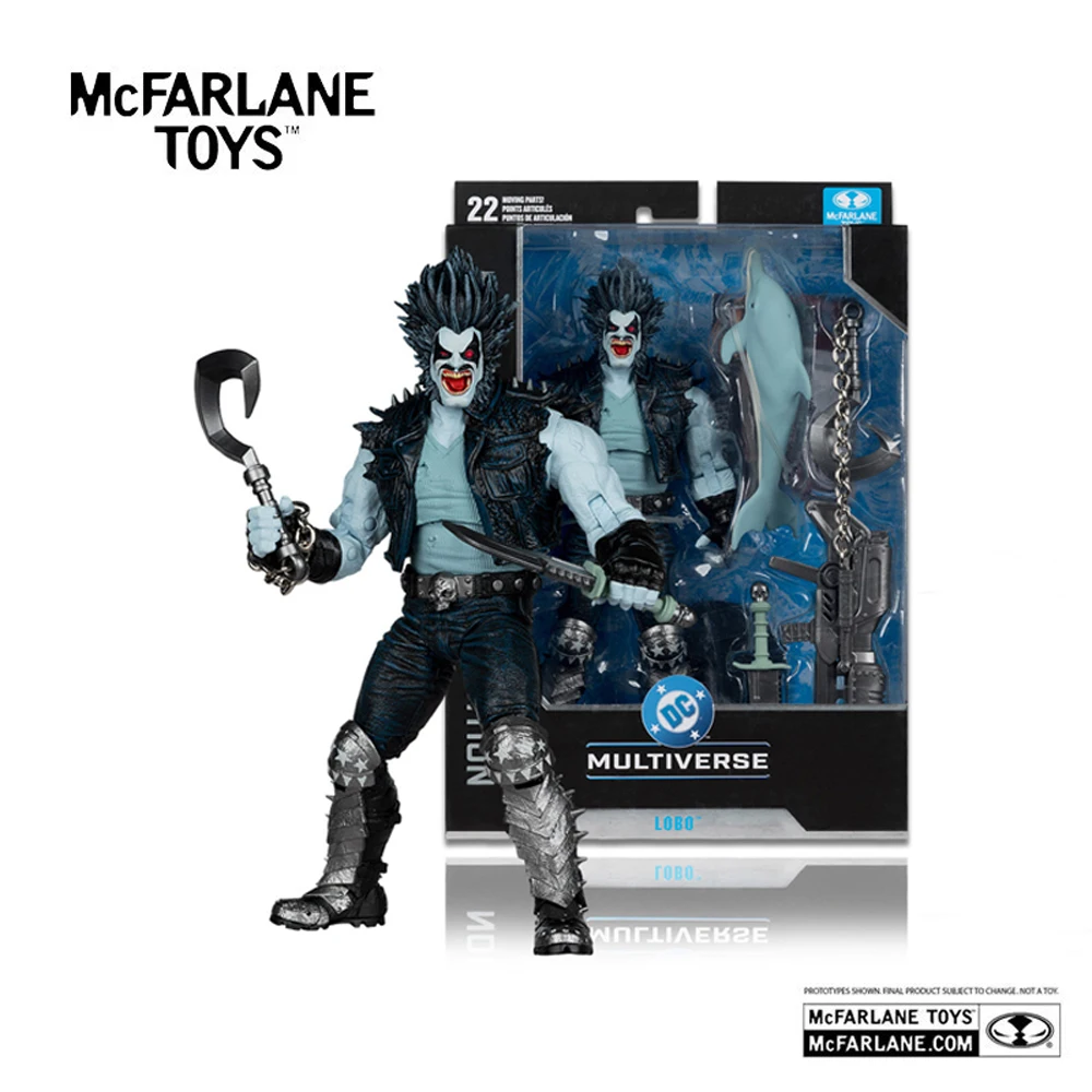 Mcfarlane Toys DC Mcfarlane Lobo Figura de Ação de 7 Polegadas Edição de Colecionador Wv14 # Kit de Garagem para Bonecas Modelo 58