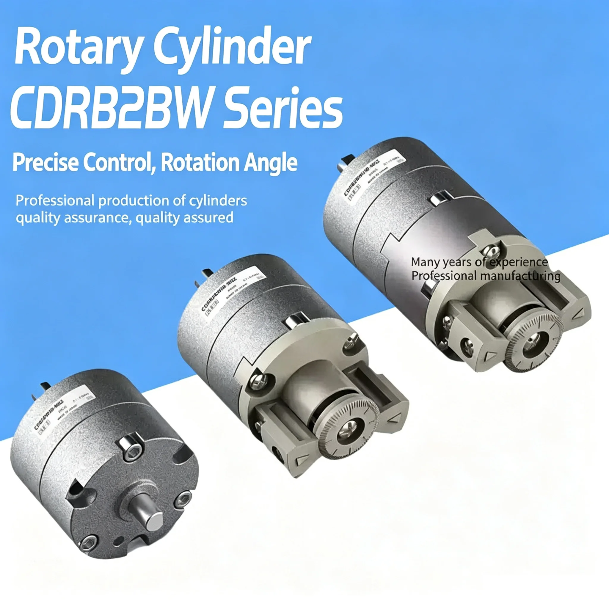 Vane Rotary Swing Cylinder CRB2BW Series Industrial Actuators Multiple Sizes 10-90SZ 15-180SZ 20-270SZ for Various Applications