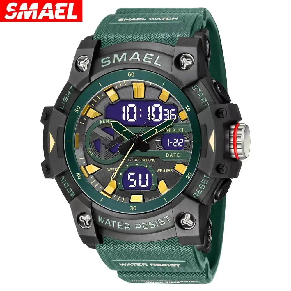 

SMAEL Sport Watches Waterproof SMAEL Brand Dropshipping Watch Stopwatch Alarm Clock Fashion Quartz Wristwatches 8086