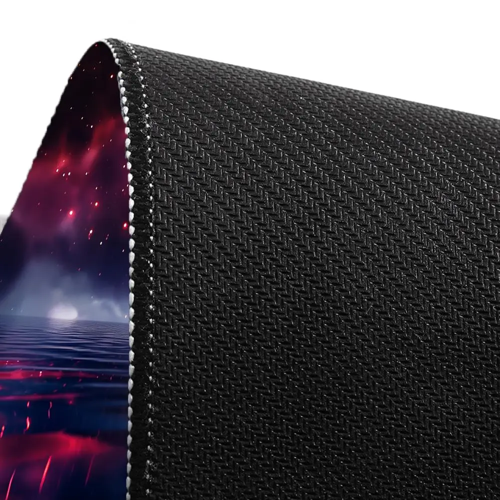 Astronaut Printing Black Pattern Keyboard Mat Rubber Non-slip Mousepad Pc Gaming Accessories Mouse Pad Office Carpet XL Mausepad