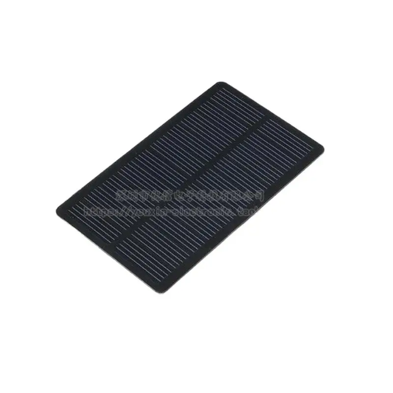 Panel de generación de energía Solar de cristal único, 5V200mA, 1W, PET laminado, 118x70