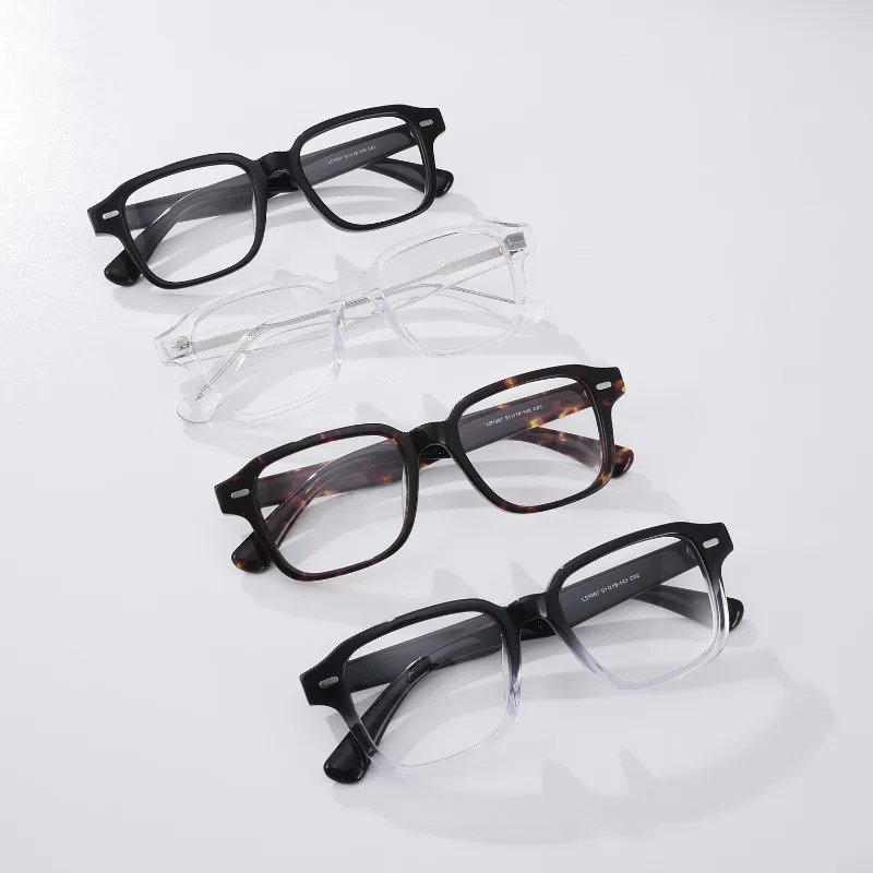 

Square Acetate Optical Prescription Men Eyeglasses Top Quality Handmade Classic Retro Glasses Frame Myopia Reading Women Eyewear