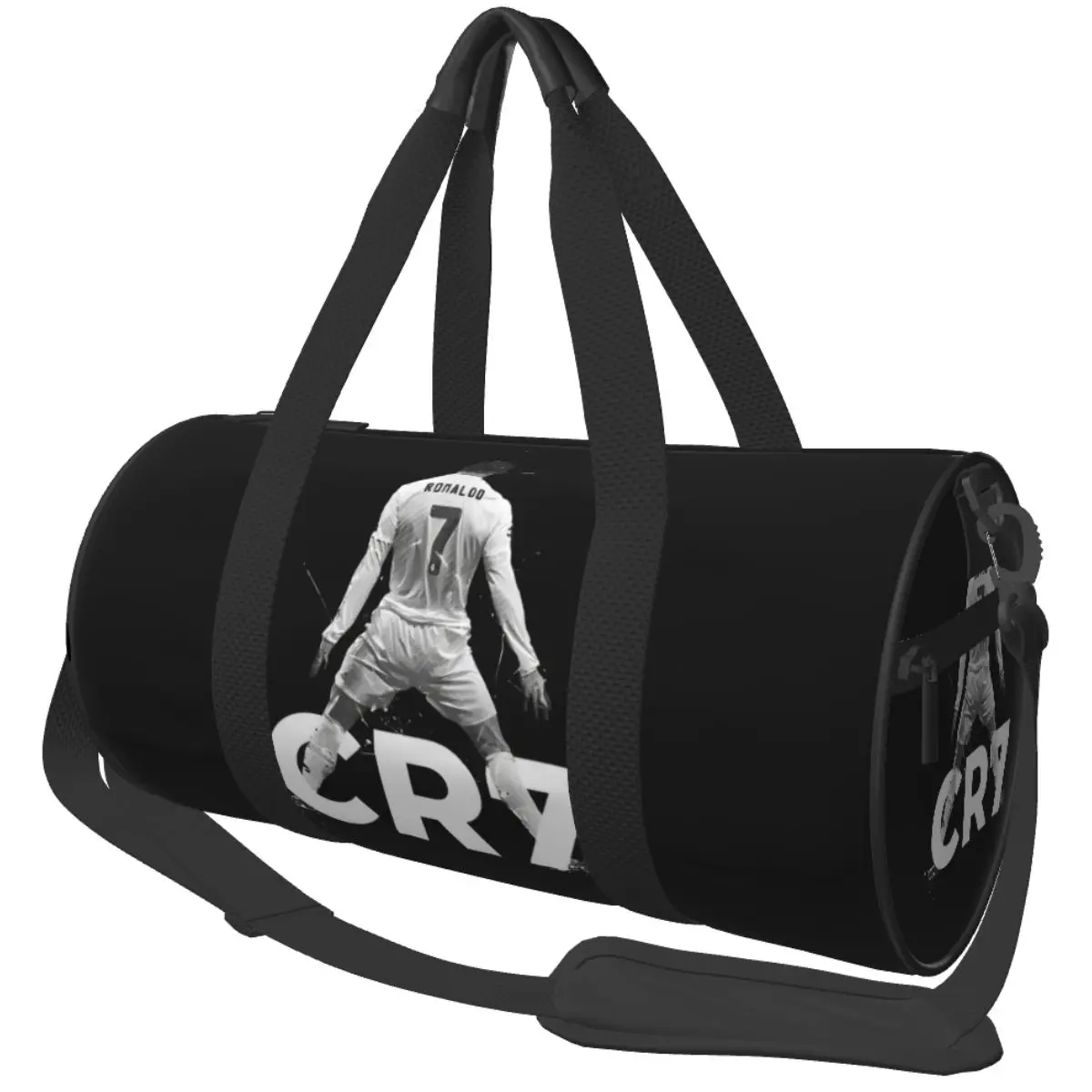 Cool Ronaldos Football CR7 Sports Gym Bag with Pocket Waterproof Weekender Duffel Bags for Men Fitness Sports Travel Backpack