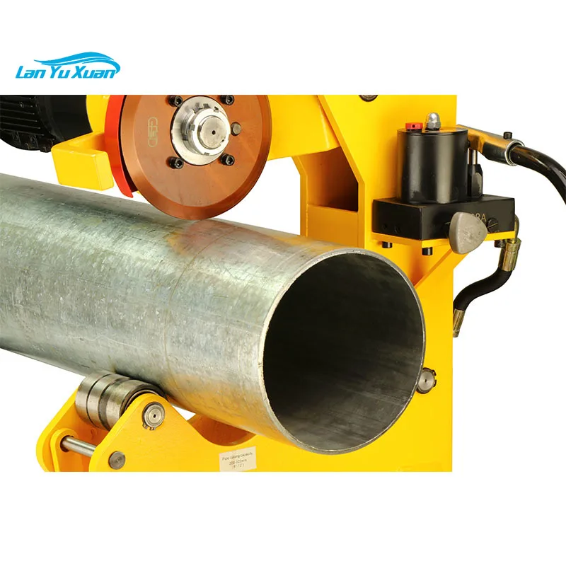 Hydraulic Power Pipe Cutters Manual Metal  Cutting Machine Semi Auto Cutter  for 12 Inches Sch 10/40