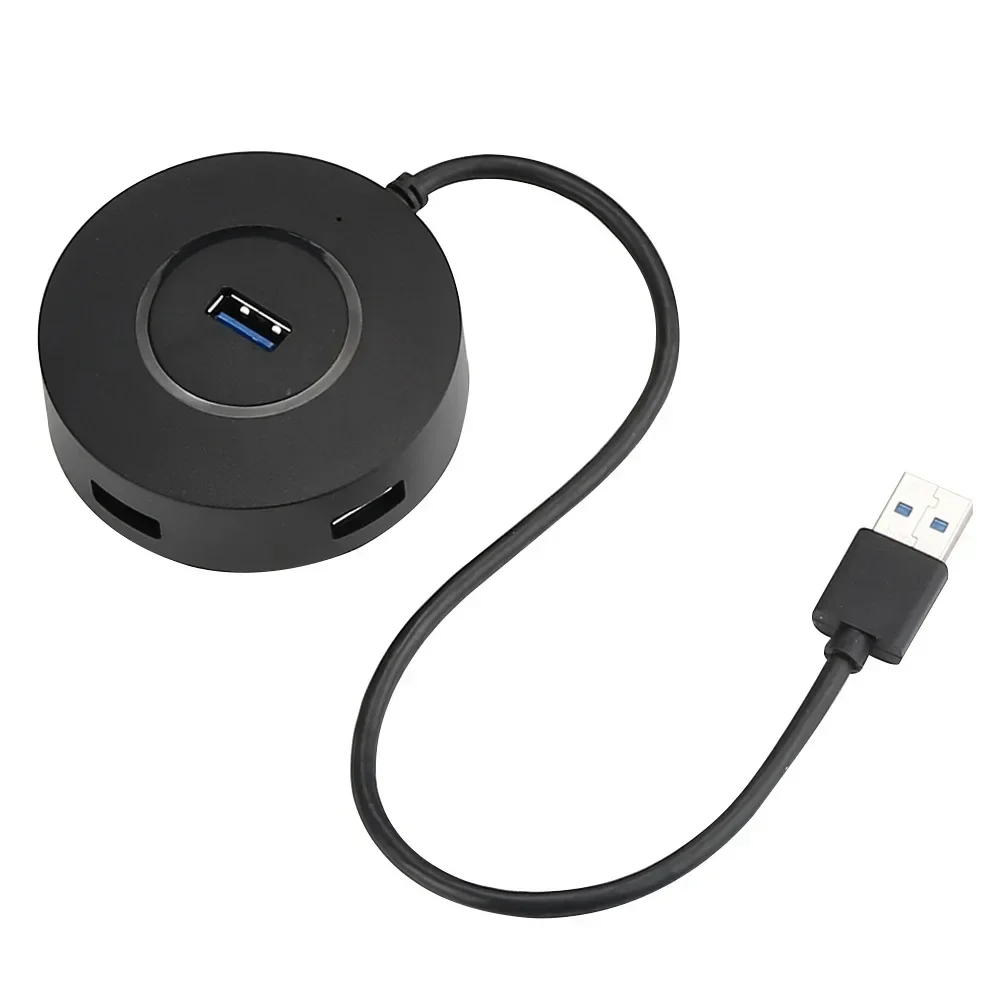 4 portas mini adaptador divisor USB 3.0 2.0 múltiplo expansor de hub USB de velocidade para PC