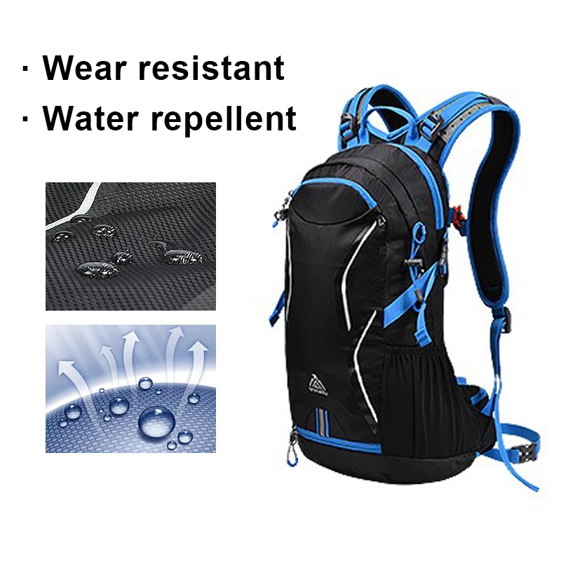 Anmeilu Outdoor Hiking Backpack Waterproof Cycling Sport Backpack Men Women Multifinonal Travel Climbing Hydration Rucksack