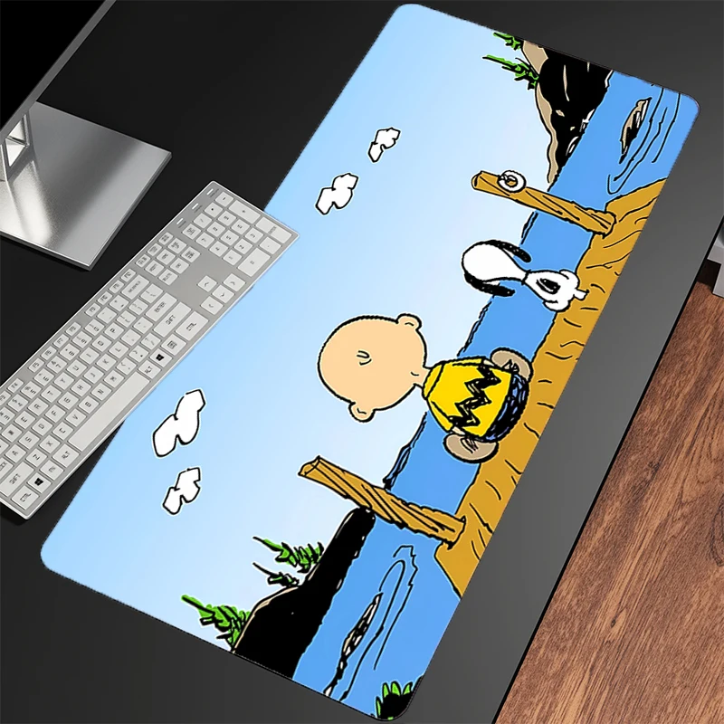 لوحة ماوس N on-Slip Anime Snoopy طاولة مطاطية كبيرة ألعاب مكتبية حصيرة لوحة مفاتيح الكمبيوتر ملحقات ألعاب الكمبيوتر لوحة ماوس السجاد #3