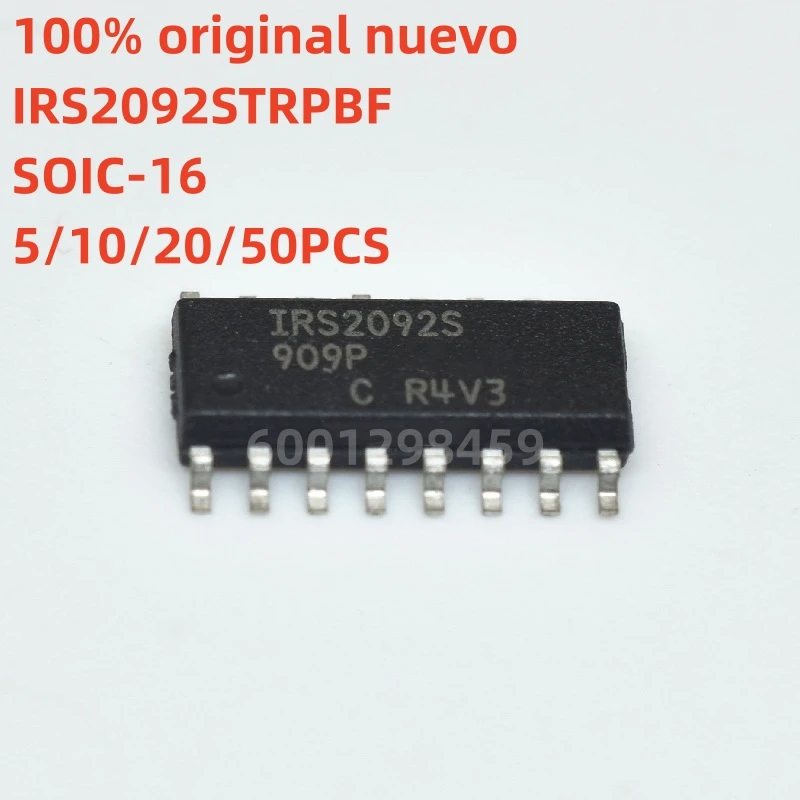 100% original nuevo 5pcs - 50pcs  IRS2092S  IRS2092STRPBF  IC AMP CLASS D MONO 16SOIC