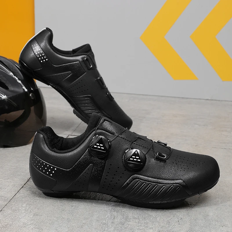 

Bicycles professional riding shoes four seasons unisex wear-resistant non-slip breathable comfortable hard bottom cycling shoes