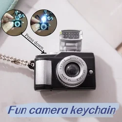 Retro Mini Camera Car Key Pendant Ornaments Car Decorative Accessories Inter Adorns Cute Car Decoration Adorns Decors