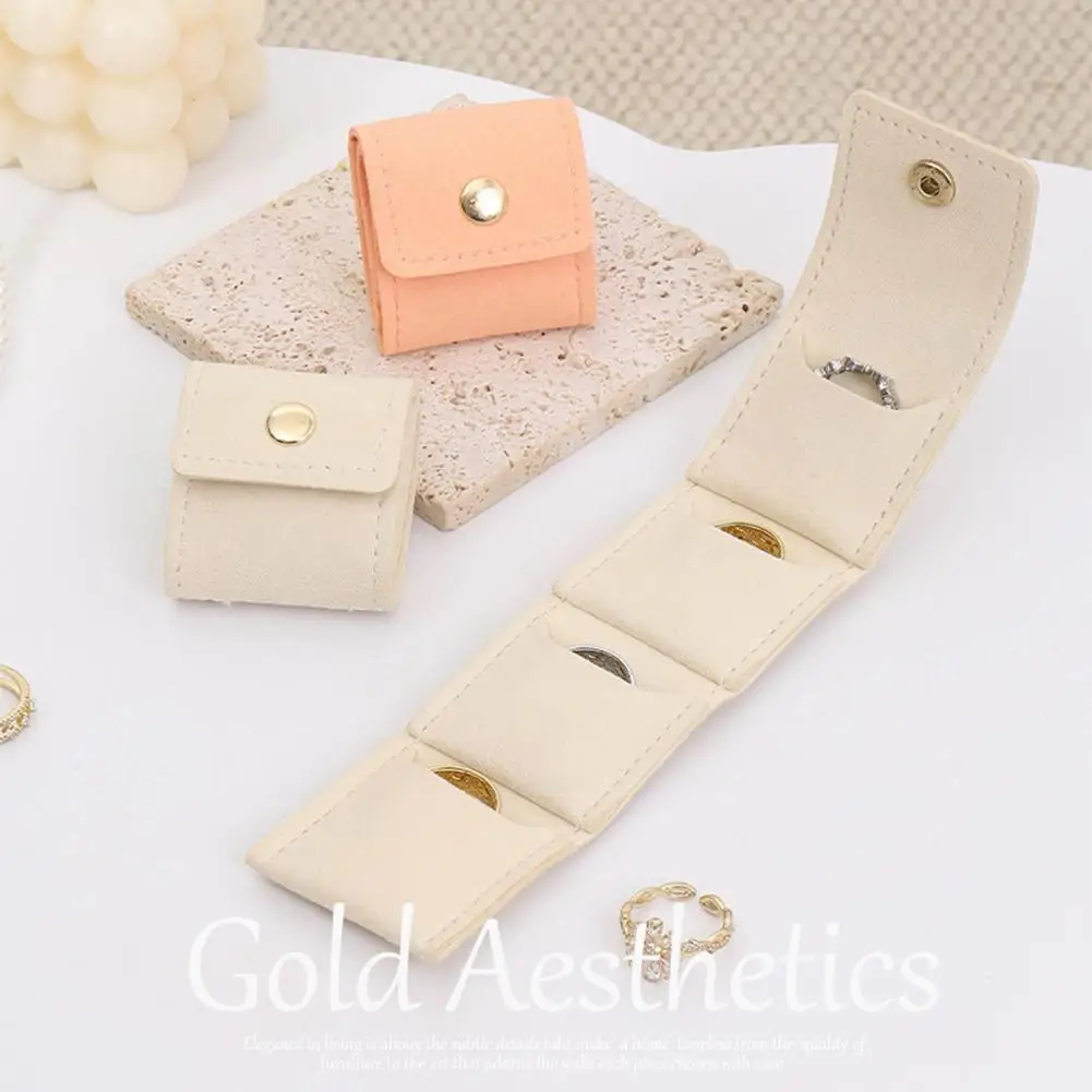 4-komorowa torba do przechowywania biżuterii, przenośna mini torebka na biżuterię, organizer na kolczyki i naszyjniki, podróżne etui do przechowywania biżuterii