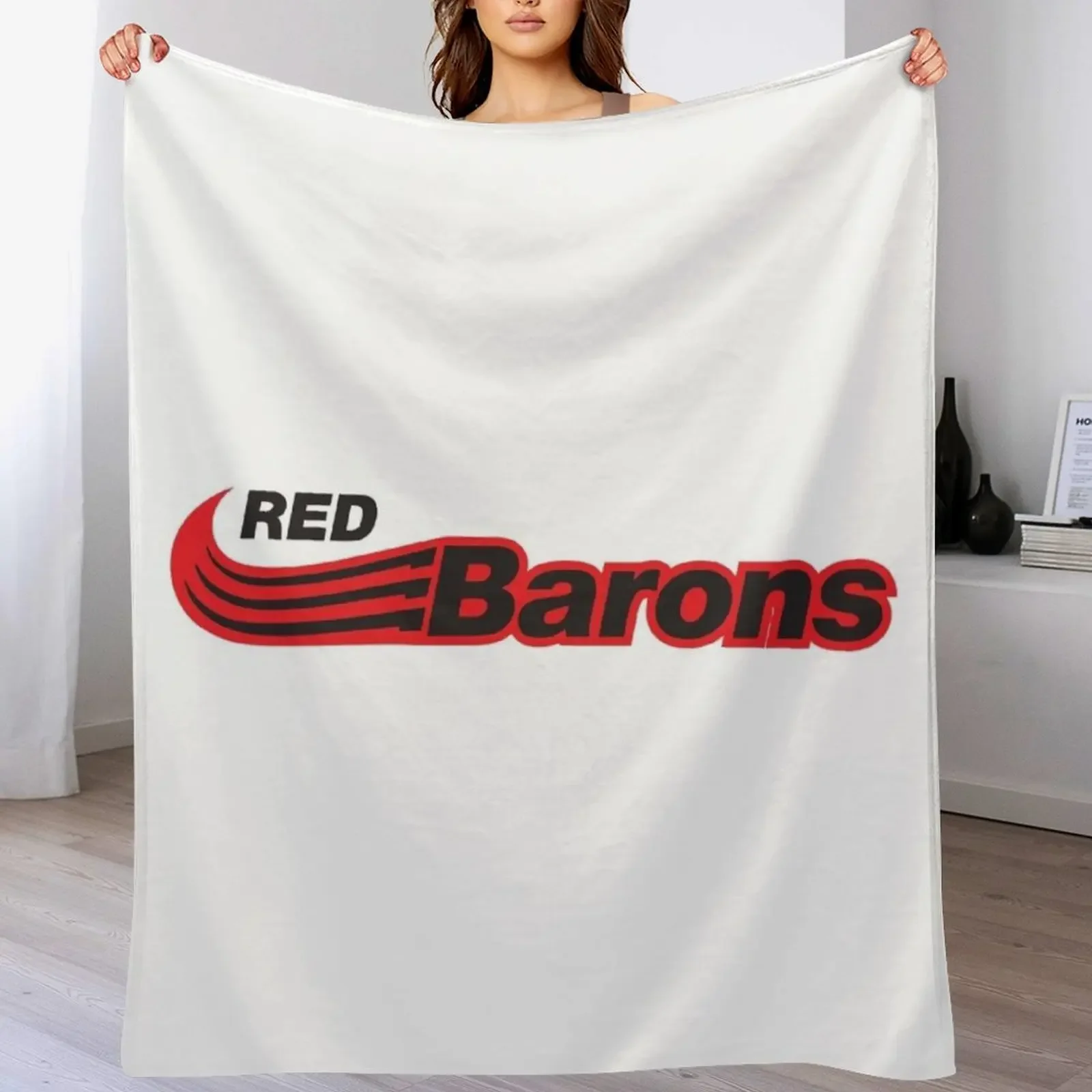 

Corning Red Barons Throw Blanket Anti Shedding Soft Fuzzy Blanket for Home