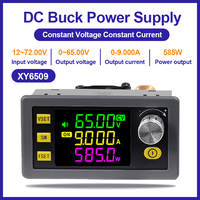XY6506/XY6509 CNC Adjustable DC Buck Power Supply Constant Voltage Constant Current Solar Charging Module 0-65V 6A/9A 390W/585W