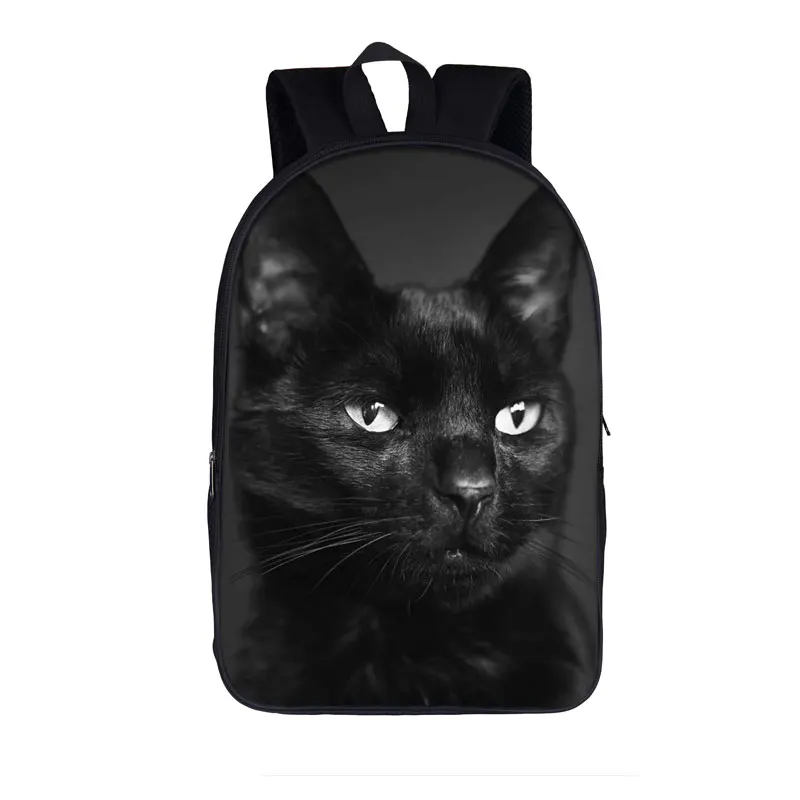 The Mysterious Witch Backpack For Teenage Boys Girls Children School Bags Black Cat Backpack Kids Book Bag Women Men Backpacks